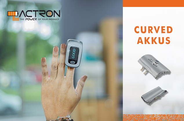 Curved Akkus von ACTRON POWER